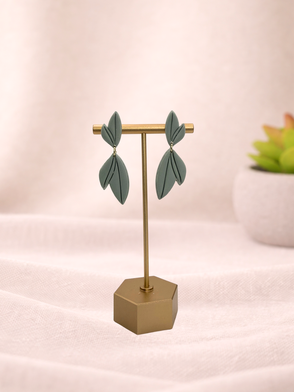 Fable Clay Co Liora Spring Vault ceramic planter with a textured exterior and pastel color finish.
